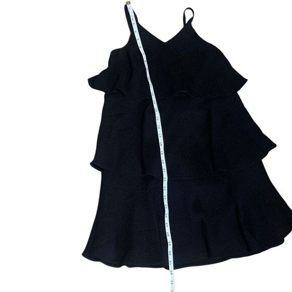 Zac Posen Girls Beverly Black 3-Tiered Dress Flounce Sleeveless Pullover size 14 - Picture 6 of 9